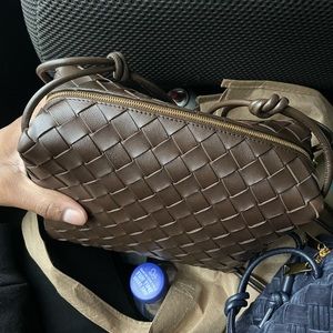 Bottega Veneta Brn leather Camera Cross Body Bag